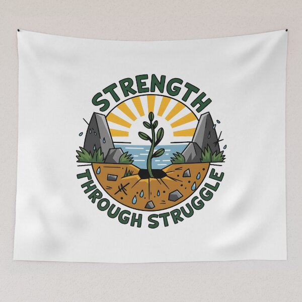 Item preview, Strength through struggle designed and sold by ArtbySameer.