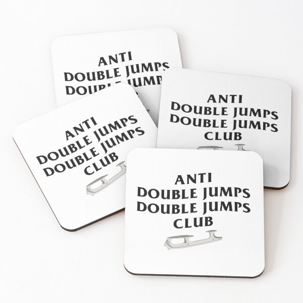 Item preview, Anti Double Jumps Double Jumps Club Black designed and sold by DeadIceSkating.