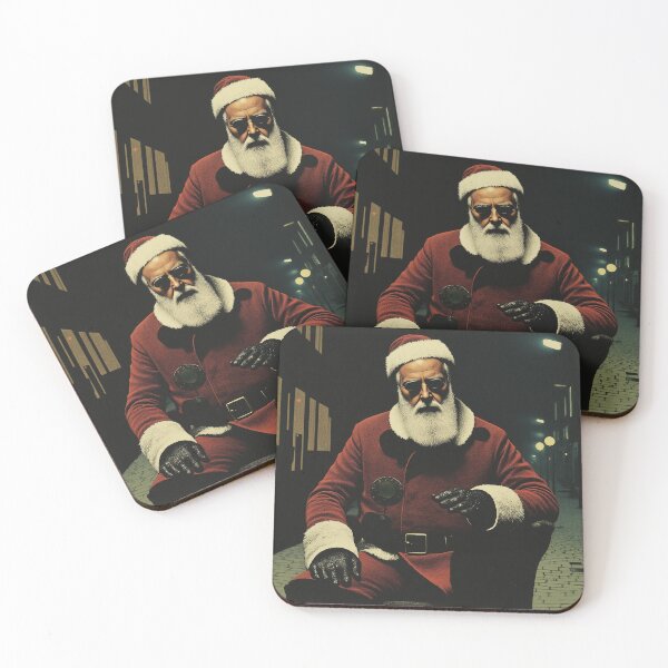 Item preview, Cyberpunk Santa Night Vibes designed and sold by WILD-WILD-CAT.