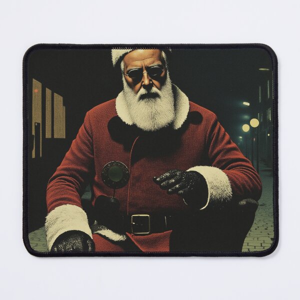 Item preview, Cyberpunk Santa Night Vibes designed and sold by WILD-WILD-CAT.