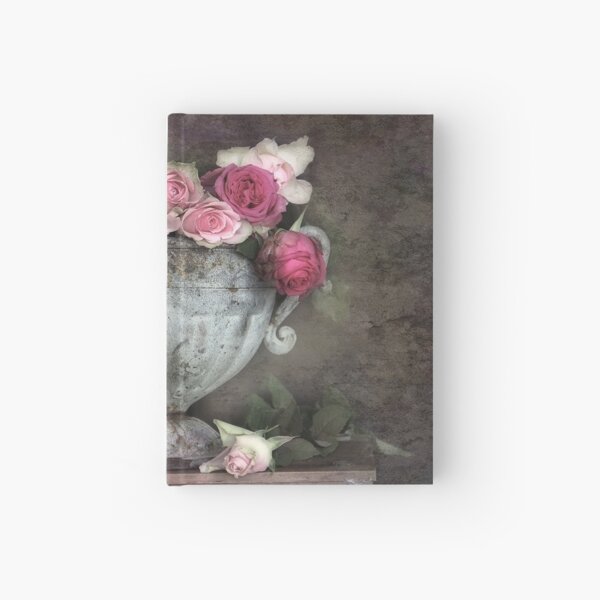 Pink roses Hardcover Journal