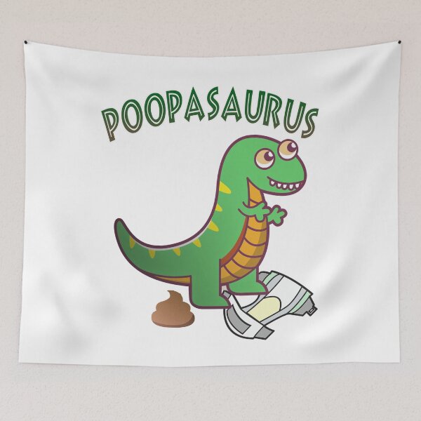 Item preview, Poopasaurus Poop Emoticon Baby Dinosaur Poo Onesie designed and sold by merchhost.