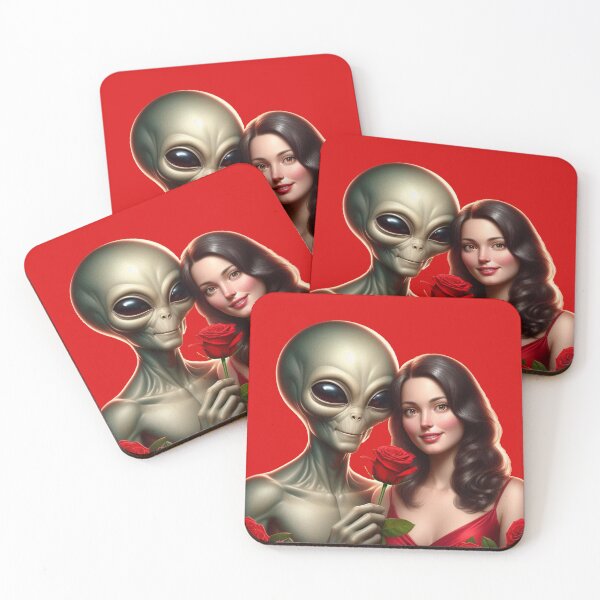 Item preview, Alien Love: Romantic Encounter Art  designed and sold by SewRed.