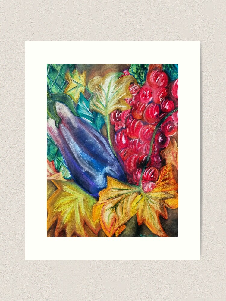 Thumbnail 1 of 3, Art Print, Fruit Study designed and sold by msmali006.
