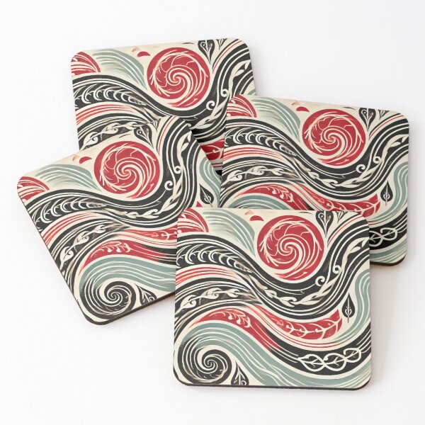 Artikelvorschau, Waikato Tainui Fluss Design entworfen und verkauft von MauTeRangimarie.