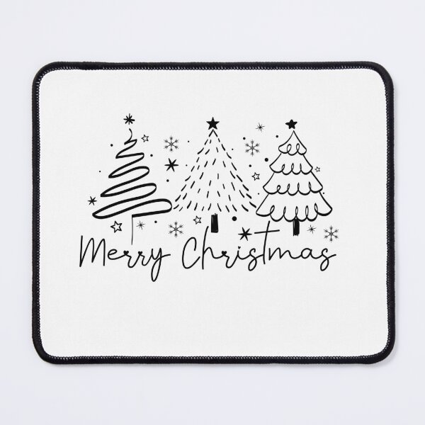 Item preview, Merry Christmas Tree Hand Drawn  designed and sold by OddOrbit Studio.