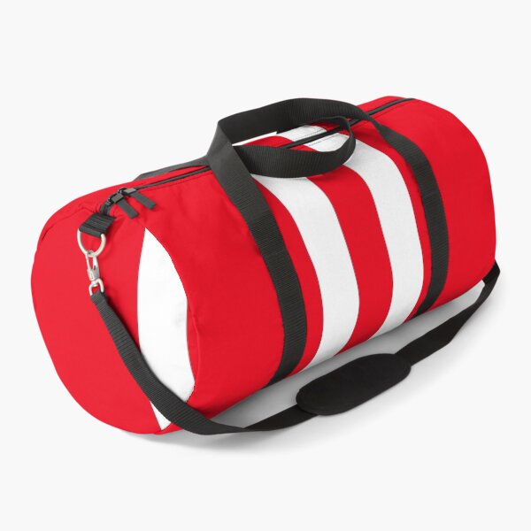 Item preview, Nottingham Forest Retro Red and White Bar Stripes designed and sold by Sporting Colour.