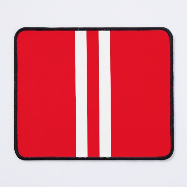 Item preview, Aberdeen Retro Red and White Bar Stripes designed and sold by Sporting Colour.