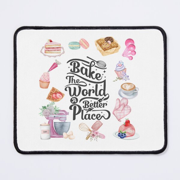 Item preview, Bake The World A Better Place: Inspirational Gifts For Baking Lovers, Dessert Lovers, Bakers designed and sold by kassiekewl.