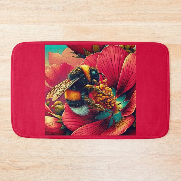 Item preview, Bumblebee on hibiscus designed and sold by Catherine Harrison.
