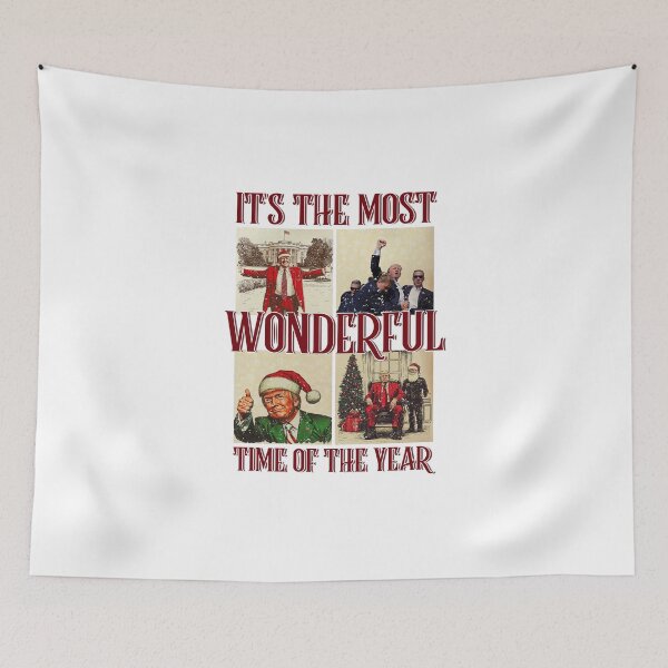 Item preview, It's The Most Wonderful time of the year Trump christmas 2024 designed and sold by byrneberridge.