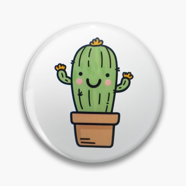 Item preview, Happy Cactus Cartoon designed and sold by Digital Art Works  Hub.