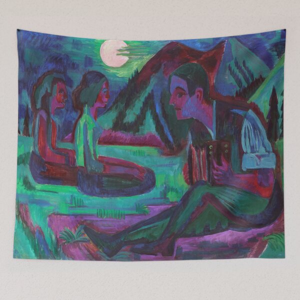 Item preview, Night Moon, Accordion Player by Moonlight designed and sold by Craphe.