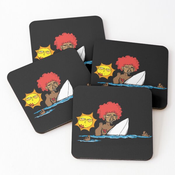 Item preview, Funny Surfer Boy waiting for Waves designed and sold by HappyHarmonyArt.