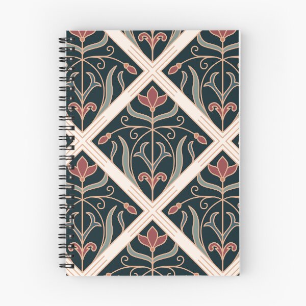 Item preview, Floral tile pattern designed and sold by Aakanksha97.