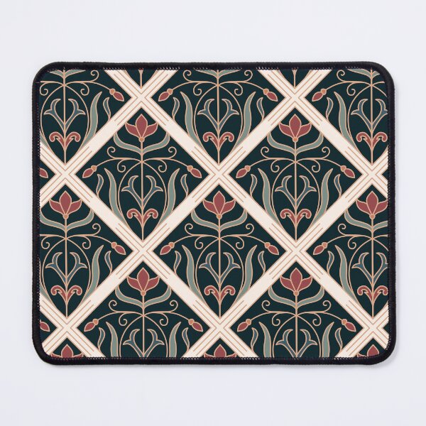 Item preview, Floral tile pattern designed and sold by Aakanksha97.