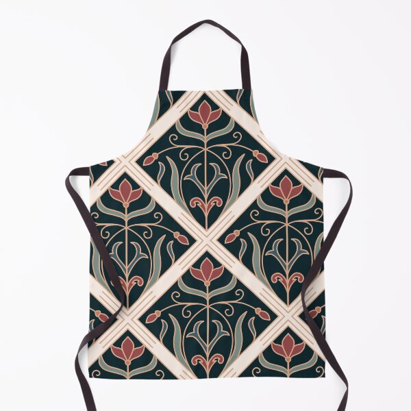 Item preview, Floral tile pattern designed and sold by Aakanksha97.