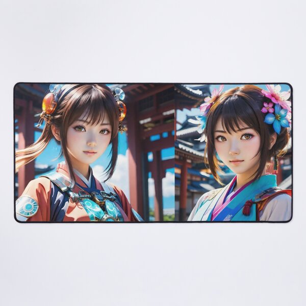 Item preview, Sisters in Front of an East Asian Architectural Backdrop designed and sold by masabo.