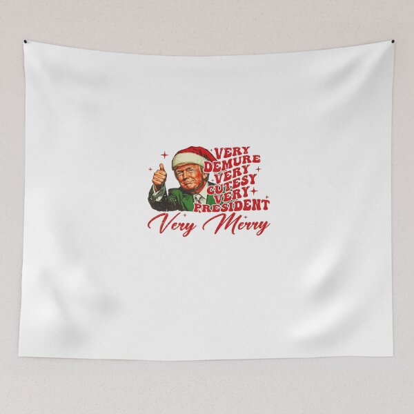 Item preview, Very Demure Very Merry Trump Santa designed and sold by byrneberridge.