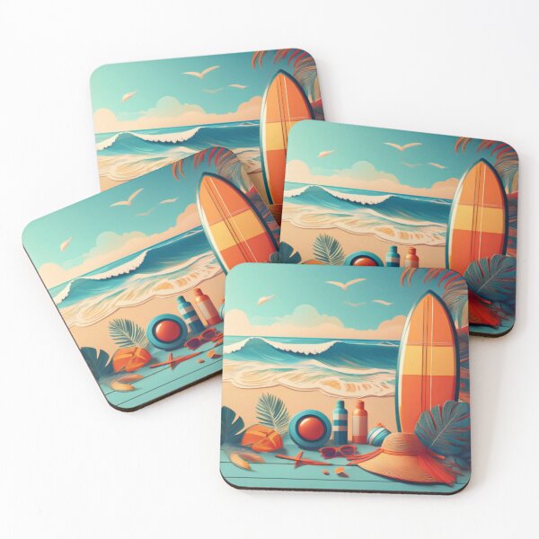 Item preview, Coastal Summer Essentials by the Beach designed and sold by RaiyaTees.