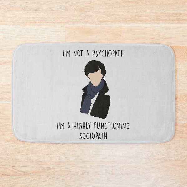 Item preview, Highly Functioning Sociopath designed and sold by Fanverse Merchandise.