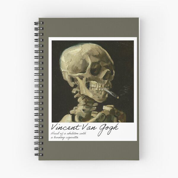 Item preview, Vincent van Gogh - Head of a skeleton with a burning cigarette designed and sold by SandDolphin.