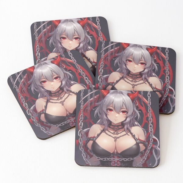 Item preview, Hot Devil Lady In Red With Chains  designed and sold by KnottyToons.