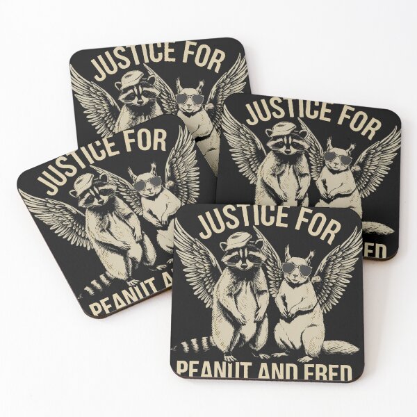 Item preview, Justice For Peanut And Fred - Peanut Squirrel Fred Raccoon designed and sold by nor-my.