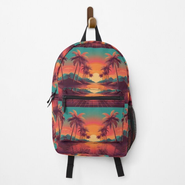 Item preview, Retro Tropical Sunset Art designed and sold by RaiyaTees.