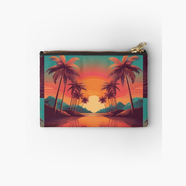 Item preview, Retro Tropical Sunset Art designed and sold by RaiyaTees.