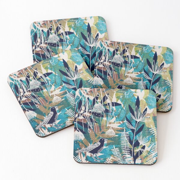 Item preview, Green Botanical Bird designed and sold by Hollys-Prints.
