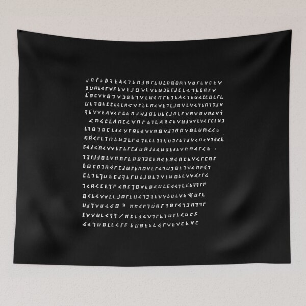 Item preview, Authentic cryptogram to the pirate's treasure "La Buse" (Black version) designed and sold by thedarwin.