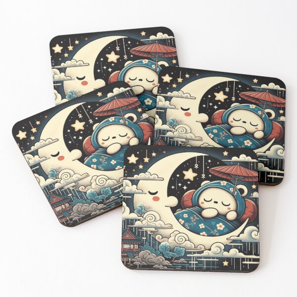 Item preview, Moon beard ukyo e designed and sold by pageart.