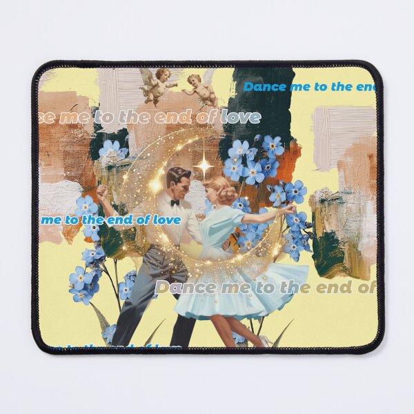 Item preview, romantic dancing couple, retro collage designed and sold by Mauswohn.