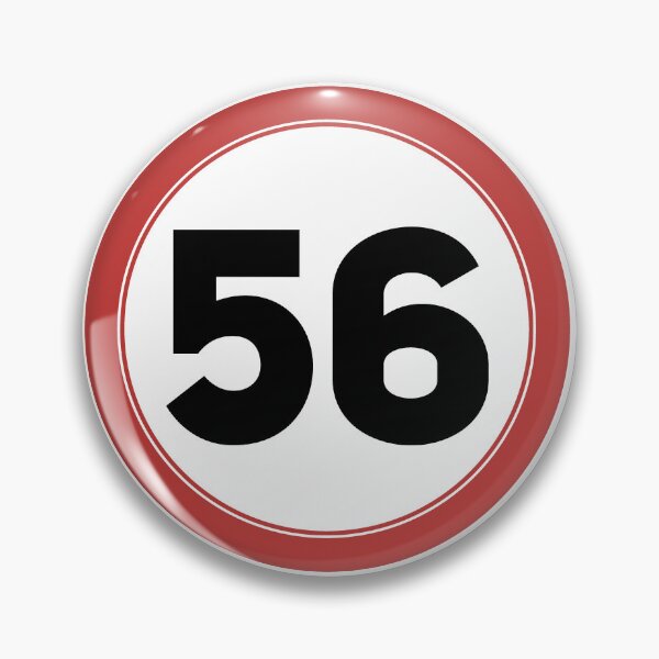 Item preview, Speed limit 56, happy 56th birthday designed and sold by Wolagno.