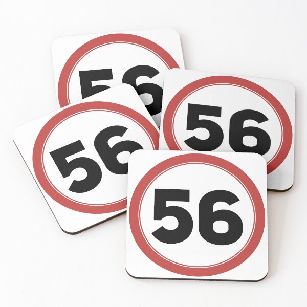 Item preview, Speed limit 56, happy 56th birthday designed and sold by Wolagno.