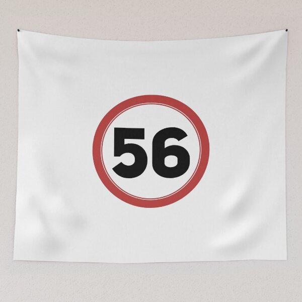 Item preview, Speed limit 56, happy 56th birthday designed and sold by Wolagno.