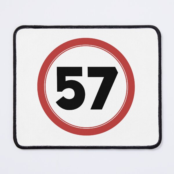 Item preview, Speed limit 57, happy 57th birthday designed and sold by Wolagno.