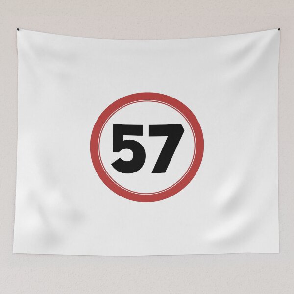 Item preview, Speed limit 57, happy 57th birthday designed and sold by Wolagno.