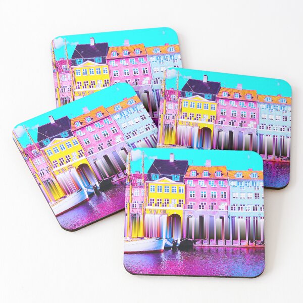 Item preview, Nyhavn, Copenhague, Dinamarca Glitch Art designed and sold by glitchhub.