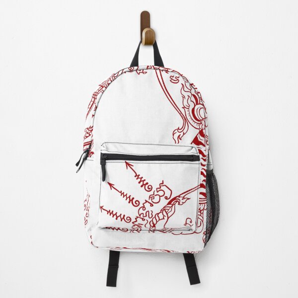 Item preview, Sacred Thai Warrior with Arrows - Red Line Art designed and sold by Ancestral Lines.