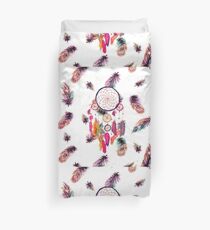 Funda nórdica Hipster Watercolor Dreamcatcher Feathers Pattern
