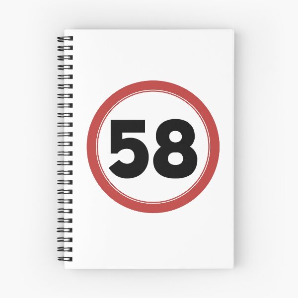 Item preview, Speed limit 58, happy 58th birthday designed and sold by Wolagno.
