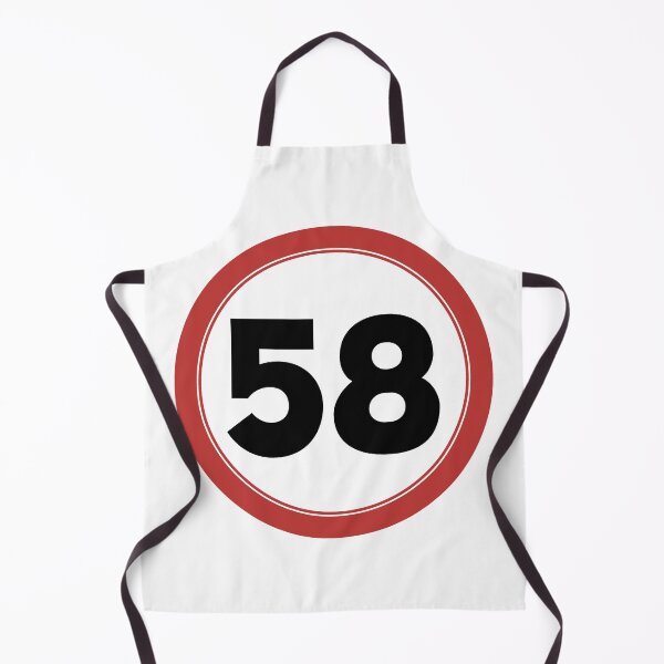 Item preview, Speed limit 58, happy 58th birthday designed and sold by Wolagno.