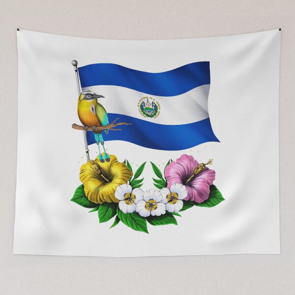 Item preview, El Salvador Flag designed and sold by underheaven.
