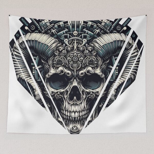 Item preview, Devil, Demon Skull with Horns, Rune Diamond designed and sold by Salimgor Hangaround Music.