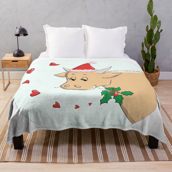 Item preview, Cow in love in winter designed and sold by EleonoreWk.