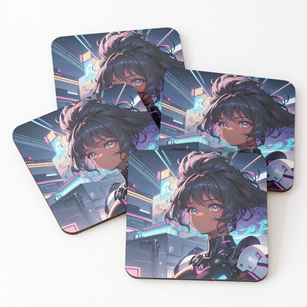 Item preview, Space City Pop | Black Anime Girl designed and sold by blackanimemecca.