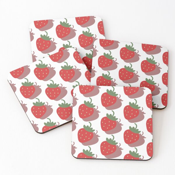 Item preview, Strawberry art  and shadow illustration  designed and sold by Donlaporn.