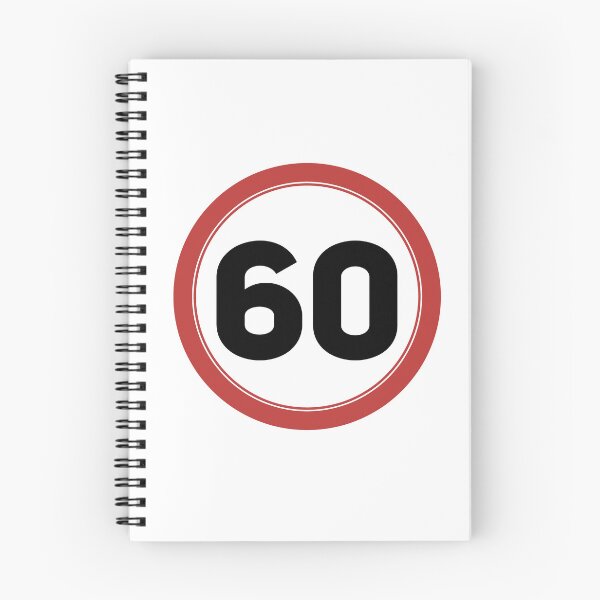 Item preview, Speed limit 60, happy 60th birthday designed and sold by Wolagno.